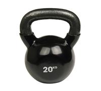Fitness Mad 20kg Cast Iron Kettlebell Black