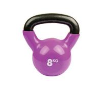 Fitness Mad 8Kg Cast Iron Kettlebell - Versatile Weight Training Equipment In Purple