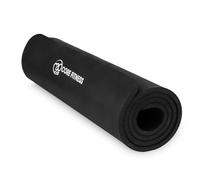 Fitness Mad Core Fitness Mat, Thick NBR Exercise Mat, 182cm x 58cm, 2 Sizes (10mm & 15mm) (10mm, Black)