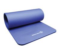 Fitness Mad Core Fitness Mat, Thick NBR Exercise Mat, 182cm x 58cm, 2 Sizes (10mm & 15mm) (10mm, Blue)
