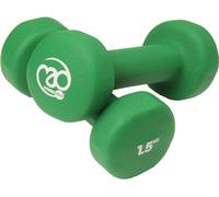 (1.5kg, Green) Fitness Mad Dumbell Set (Pack Of 2)