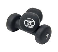 Fitness Mad Dumbell Set (Pack Of 2) Black (5Kg)