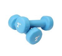 Fitness Mad Dumbell Set (Pack Of 2) Blue (2Kg)