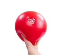 Fitness Mad Exer-Soft Stability Ball, Soft Pilates Ball, 3 Sizes: 7”, 9” & 12”, Mini Gym Ball for Pilates, Yoga, Core Training and Physical Therapy (9", Red)