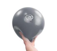 Fitness Mad Exer-Soft Stability Ball, Soft Pilates Ball, 3 Sizes: 7”, 9” & 12”, Mini Gym Ball for Pilates, Yoga, Core Training and Physical Therapy (12", Grey)