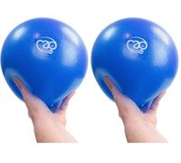 Fitness Mad Exer-Soft Stability Ball, Soft Pilates Ball, 3 Sizes: 7”, 9” & 12”, Mini Gym Ball for Pilates, Yoga, Core Training and Physical Therapy (Pack of 2)