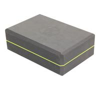 Yoga-Mad 369 Yoga Brick | High Density EVA Yoga Block | 3” x 6” x 9” / 7cm x 15cm x 23cm | Anti-Slip Brick for Yoga, Pilates and Home Workouts | Provides Support for Various Yoga Poses | Grey