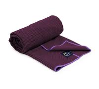 Fitness Mad Grip Dot Hot Yoga Towel - Aubergine