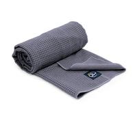 Fitness Mad Grip Dot Hot Yoga Towel - Grey