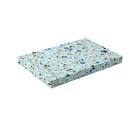Fitness Mad Half Yoga Block 1 Inch Recycled Chip Foam Brick