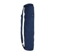 Fitness Mad Jute Cotton Yoga Mat Bag Comfort For Pilates & Exercise - Dark Blue