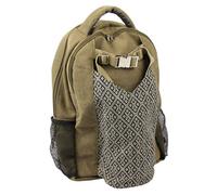Fitness Mad Khaki Yoga Backpack - Perfect For Commuting To Yoga Classes