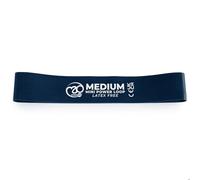 Fitness-Mad Latex Free Mini Resistance Band | Elastic Exercise Loop in 3 Different Resistance Levels | Great for Strength Training, Therapy & Rehab | Single Looped Band or Set of 3, 31cm