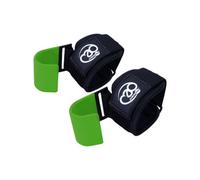 Fitness Mad Lifting Strap (Pack Of 2) Black/green (One Size)