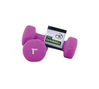 Fitness Mad Neoprene Dumbbells 1kg in Purple Fitness Mad Purple