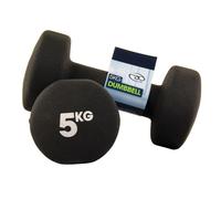 Fitness Mad Dumbbells Neoprene Hand Weights Women Ladies Gym Pair 0.5kg - 6kg