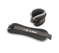 Fitness Mad Neoprene Wrist And Ankle Weight (Pack Of 2) Black (0.5Kg)