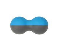 Fitness Mad Peanut Massage Ball, Double Lacrosse Ball for Myofascial Release, Trigger Point Therapy, Deep Tissue Massage & Relax Tight Muscles