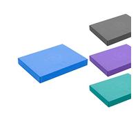 Fitness Mad Pilates Head Block, 25mm x 150mm x 205mm, Eco Friendly Yoga Block, High Density EVA Non Slip Block for Pilates, Yoga and Home Workouts (Blue)
