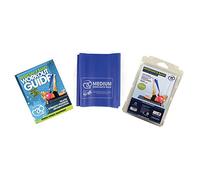 Fitness Mad Power Resistance Band, Workout Band 1.5m, 3 Resistance Levels, Heavy Duty Exercise Band for Home Workout, Pilates and Rehabilitation