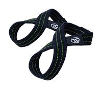 Fitness Mad Premium Figure 8 Lifting Straps | Padded Nylon Construction | Great for Deadlifts, Rows, & Powerlifting | Extra Grip | Pair