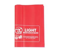 Fitness Mad Resistance Bands, Workout Band 1.5m, 3 Resistance Levels, Heavy Duty Exercise Band for Home Workout, Pilates & Rehabilitation (Light (Red))