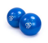 Fitness Mad Soft Weight Pair, Weighted Toning Balls for Pilates, Yoga & Fitness | 3 Weights Available, 0.5kg, 1kg, 1.5kg