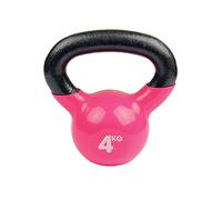 Fitness Mad Steel Kettlebell with Vinyl Coated Base | Ultra Durable Construction for Home & Commercial Workouts | Comfortable Powder-Coated Handle | 4kg to 24kg