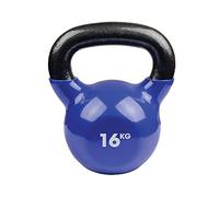 Fitness Mad Steel Kettlebell with Vinyl Coated Base | Ultra Durable Construction for Home & Commercial Workouts | Comfortable Powder-Coated Handle | 4kg to 24kg
