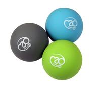 Fitness Mad Trigger Point Massage Balls Set Of 3 - Soft, Medium And Hard