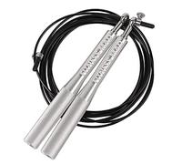 Fitness Mad Ultra Unisex Speed Skipping Rope, Black