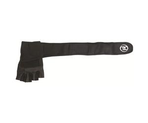 Fitness Mad Weight Lifting Glove with Wrist Wrap Size: Large, Colour: Black