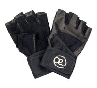 Fitness Mad Weightlifting Glove With Wrist Wrap Black Workout Excerise Sports