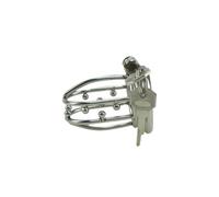 Fitness Men's Skeleton Cage with Massage Beads, Various Sizes A312 (40mm)