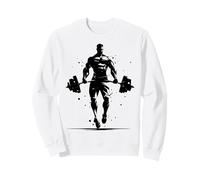 Fitness Motif Art Gym Graphic Men Women Cool Sweatshirt