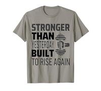 FITNESS MOTIVATION - STRONGER THAN YESTERDAY GYM GRAPHIC T-Shirt