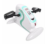Fitness Motorized Electric Mini Exercise Bike/Pedal Exerciser Seniors Portable Fitness Cycle For Arm/Leg Exercise Mini Cycling Trainer Stationary Exerciser