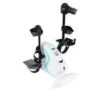 Fitness Motorized Pedal Exercise Bike With Leg Protector, Electric Pedal Exerciser, Electronic Physical Therapy Rehab Bike Trainer For The Elderly And Seniors,Blue Bracket