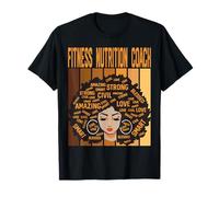 Fitness Nutrition Coach Powerful Black History Month Pride T-Shirt