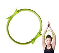 Fitness Pilates Ring - 14.96 Inch Resistance Hoop | Double Grip Training Instrument for Women, Arm and Thigh Toning, Compact Yoga Equipment, Lightweight Portable Pilates Accessories