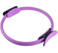 Fitness Pilates Ring 38cm Circle Resistance Ring with Dual Foam Handles, Lightweight Non-Slip Yoga Toning Ring for Exercise, Core Strength, Thigh Toner, Pilates & Full Body Workouts