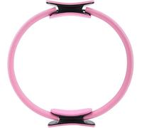 Fitness Pilates Ring 38cm Circle Resistance Ring with Dual Foam Handles, Lightweight Non-Slip Yoga Toning Ring for Exercise, Core Strength, Thigh Toner, Pilates & Full Body Workouts