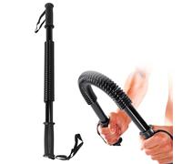 Fitness Power Twister Bar Heavy Duty Spring Chest Expander 10KG,20KG,30KG, 40KG, 50KG, 60KG Arm Trainer For Shoulder, Arms And Chest Exercises, Upper Body Workout Strength Training, Forearm Exerciser(