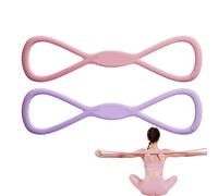 Fitness Pull Strap - Silicone Tension Expander 46 x 11.5 cm, Training 220 g | Muscle Flexibility Strengthening Exercise Aid Device, Leg Stretch Coordination Endurance Accessories for Fitness