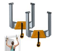 Fitness Pull Up Rings, Portable Door Bars for Adults Children, Non-Slip Design PP/PA Without Drill, Load 130 kg 23 x 25 cm Adjustable, Ideal Home Travel Small Spaces