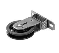 Fitness Pulley - Gym Cable Wheel | Rotating Silent Pulley System For Wall Mount, Aluminum Alloy Grooved Puley For 3-12mm Wire Rope, 840lbs Capacity Heavy Duty Steel Accessories Fr Home Gym