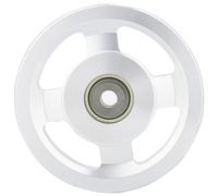 Fitness Pulley Gym Pulley Home Gym Attachments Strength Training Accessory Aluminium Alloy Universal Lightweight Durable Exercise Equipment for Home Gym Workout (Diameter 115mm)