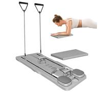 Fitness Push-Up Board | Foldable Pilates Reformer Board - Enlarged Support Elbows Automatic Recovery Tool for Men Women Balance Back