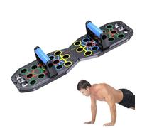 Fitness Puspup Board, Folding Pushup Pushup, Training Tool for Muscle Exercises - Multiple Push Up Card Muscle Exercise Training Equipment for Home and Gym