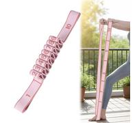 Fitness Resistance Band for Stretching and Yoga, 10-Section Elastic Training Bands, Full Body Workout Equipment for Home Gym, Glutes Training & Strength for Men and Women